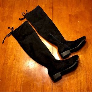 Black Thigh High Boots